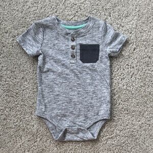 Cat & Jack Heather Gray Baby Onesie